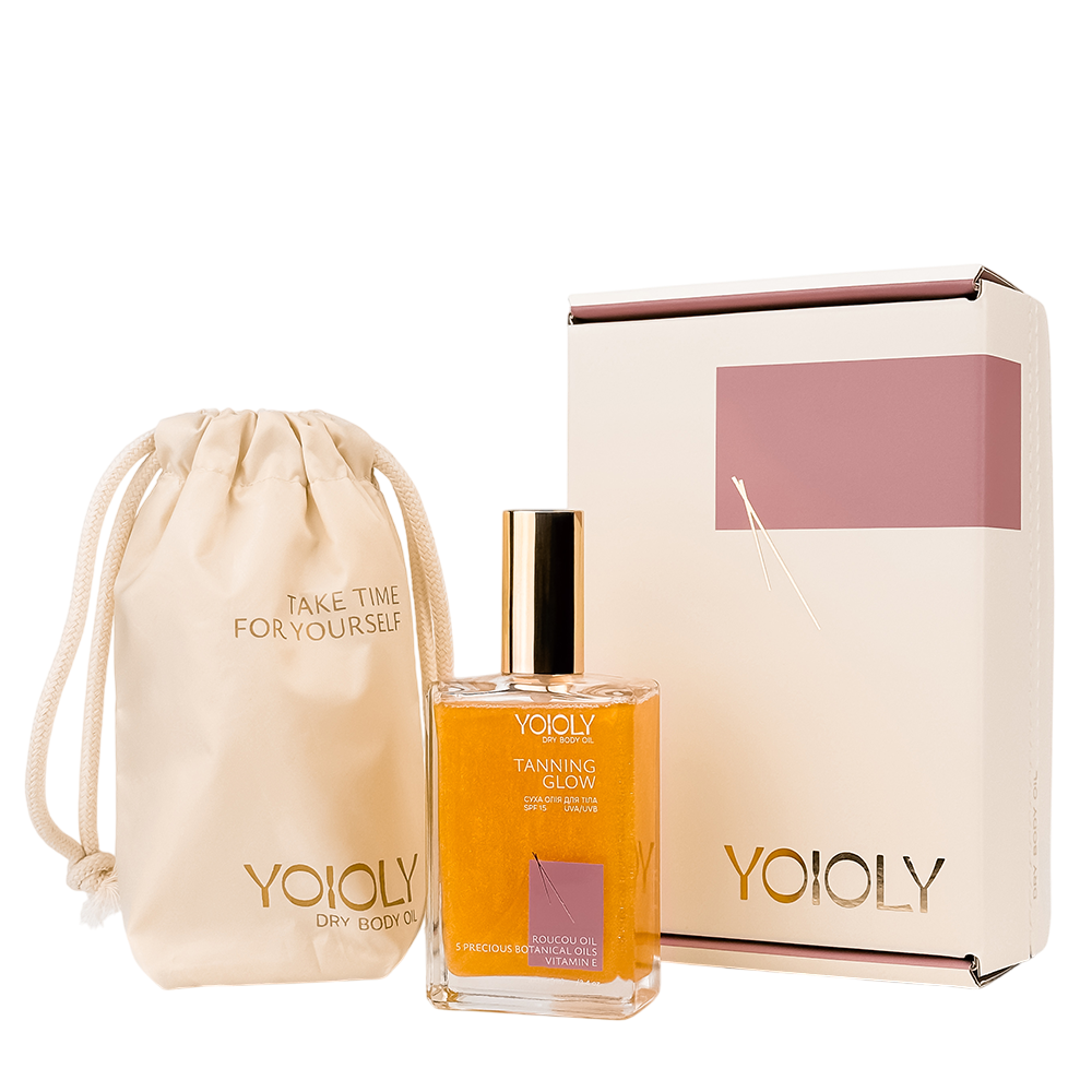 YOOLY Tanning Glow SPF15 100ml - Суха олія - активатор засмаги для тіла з блиском - фото №1 YOOLY Tanning Glow SPF15 100ml - Суха олія - активатор засмаги для тіла з блиском - фото №1