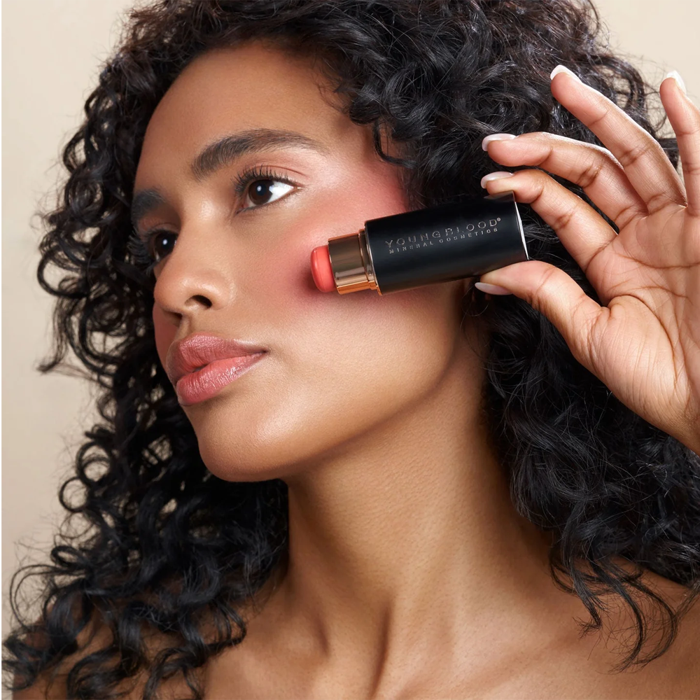 Youngblood VividLuxe Crème Blush Stick Mini Pomelo 2,5g - Кремові рум'яна-стік - фото №2