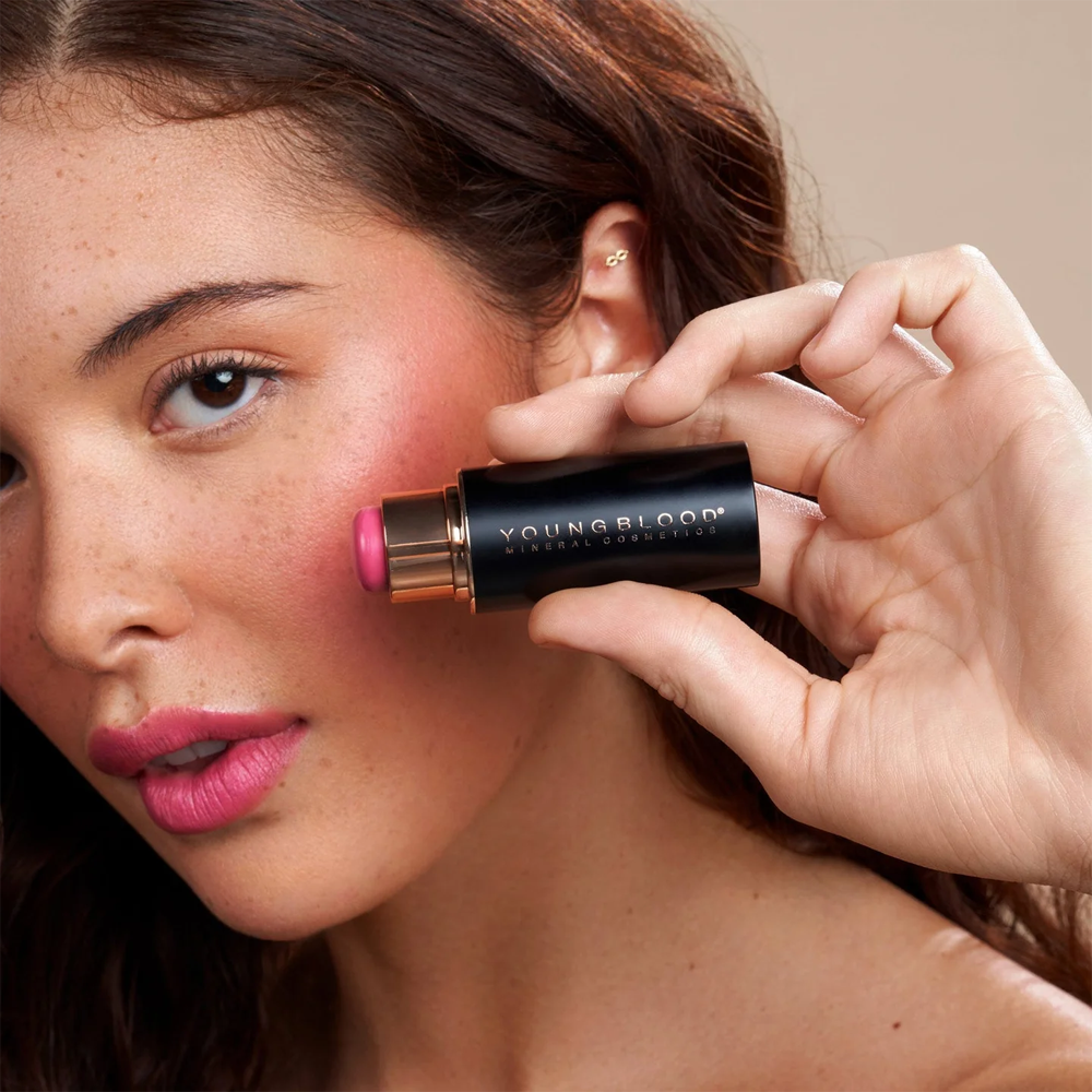 Youngblood VividLuxe Crème Blush Stick Sorbet Mini 2,5g - Кремові рум'яна-стік - фото №2 Youngblood VividLuxe Crème Blush Stick Sorbet Mini 2,5g - Кремові рум'яна-стік - фото №2