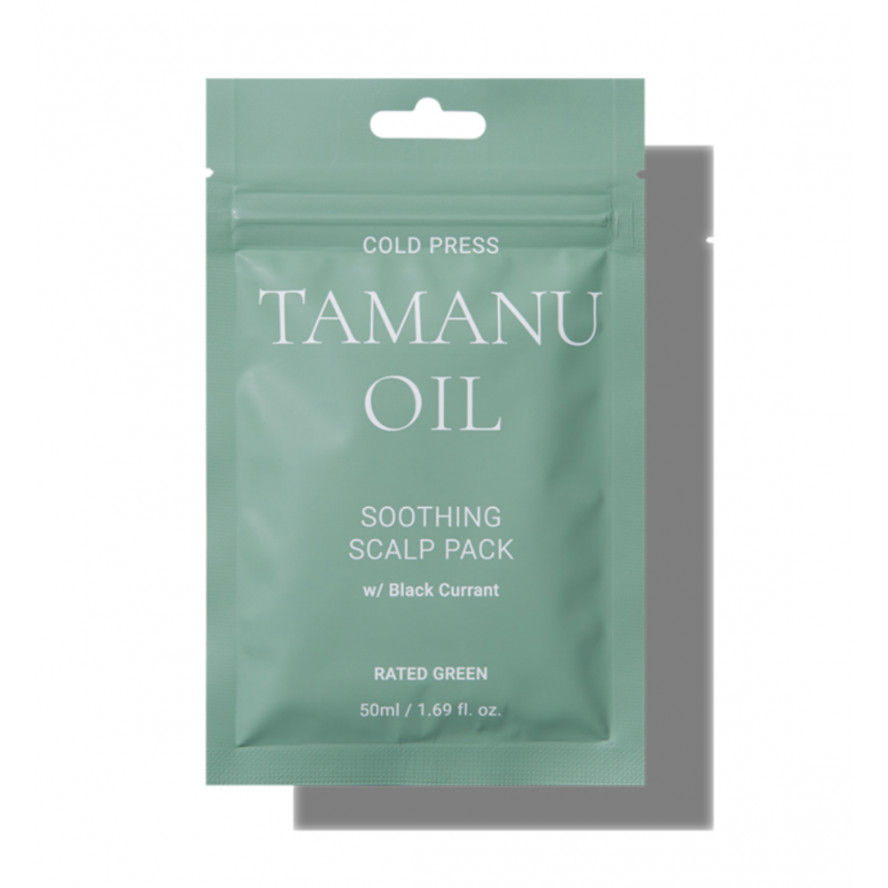 Rated Green Заспокійлива маска для шкіри голови з маслом таману Tamanu Oil Soothing Scalp Pack w / Black Currant 50 мл Rated Green Заспокійлива маска для шкіри голови з маслом таману Tamanu Oil Soothing Scalp Pack w / Black Currant 50 мл