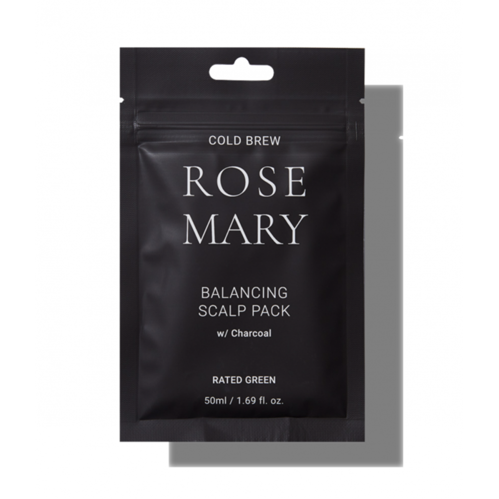 Rated Green Балансуюча маска для шкіри голови з соком розмарину Rosemary Balancing Scalp Pack w / Charcoal 50 мл Rated Green Балансуюча маска для шкіри голови з соком розмарину Rosemary Balancing Scalp Pack w / Charcoal 50 мл